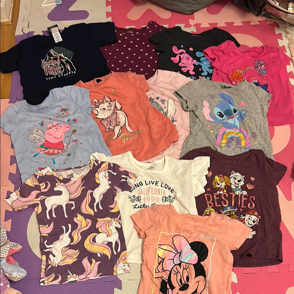Set of 3T short sleeve tops
